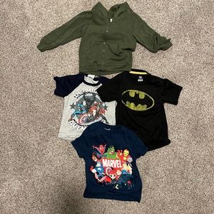 3T- 1 HOODIE & 3 SHIRTS BUNDLE